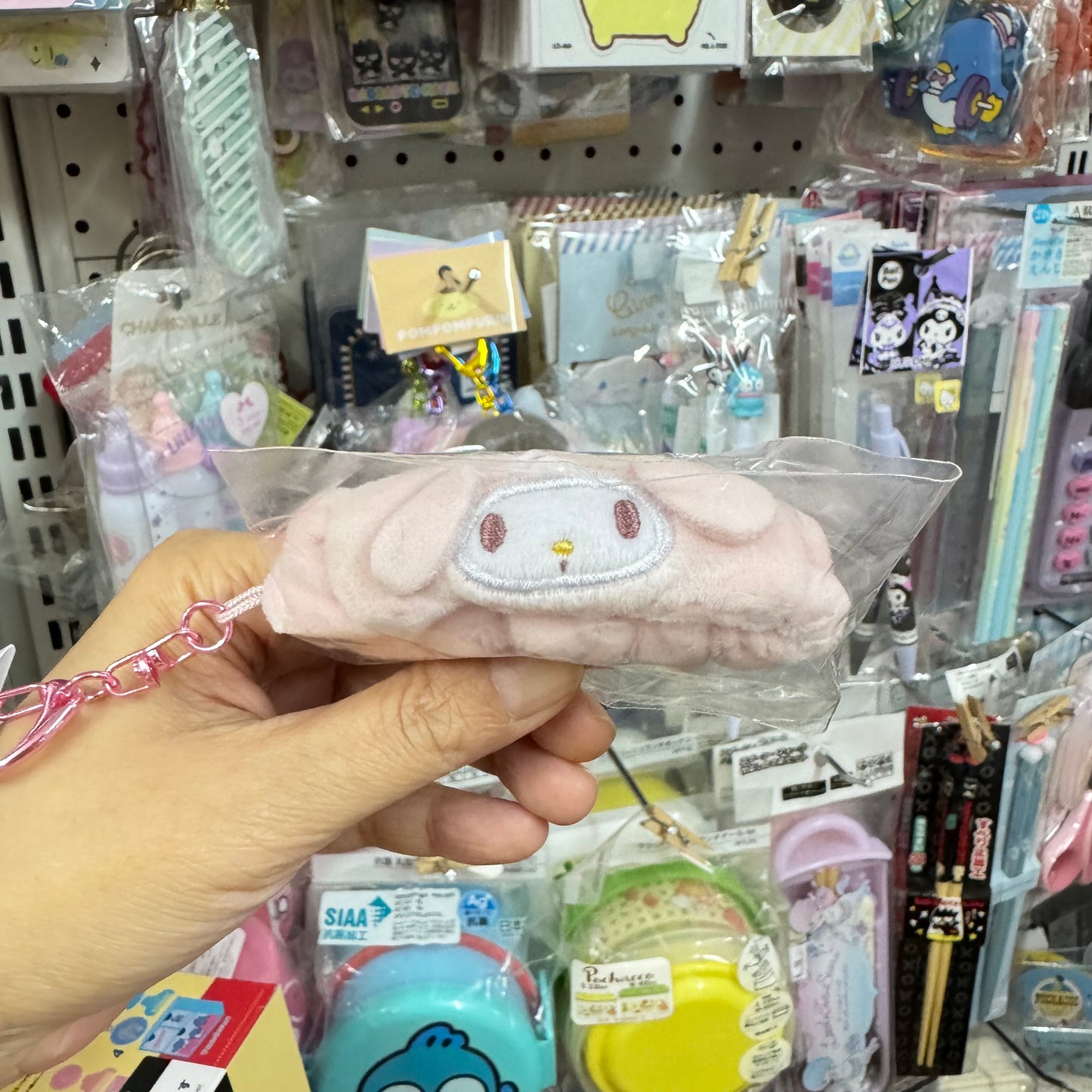 My Melody 公仔專用頭箍匙扣