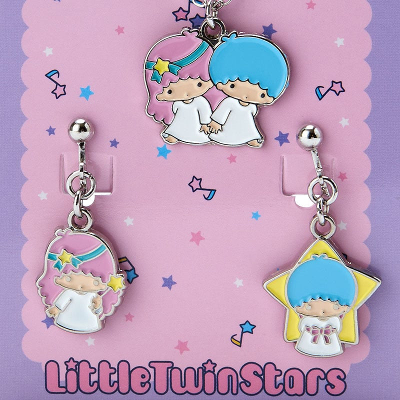 Little Twin Stars 頸鏈耳環套裝