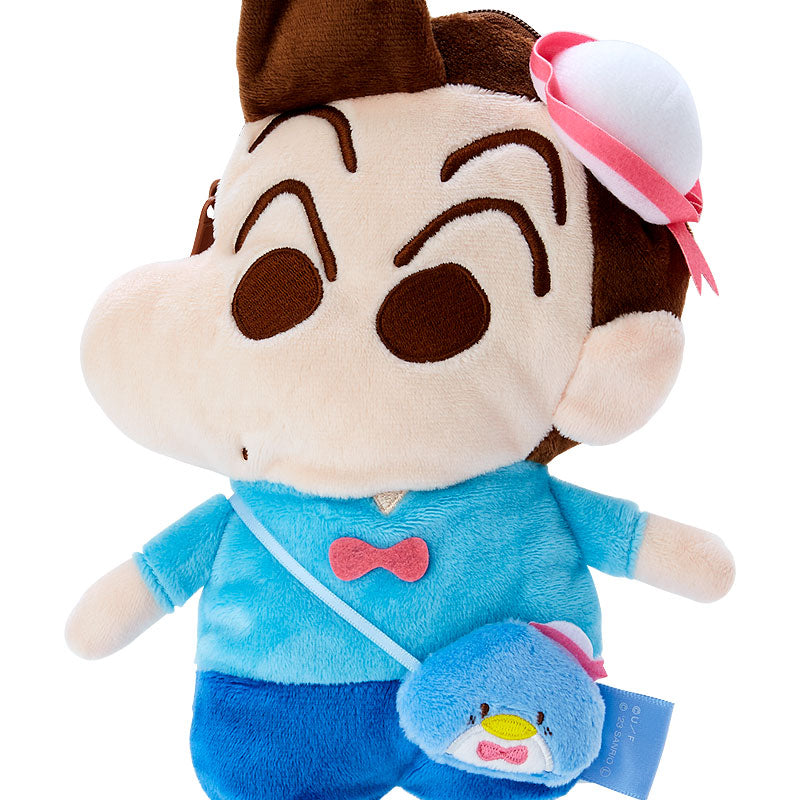 Tuxedosam x 蠟筆小新公仔拉鍊袋