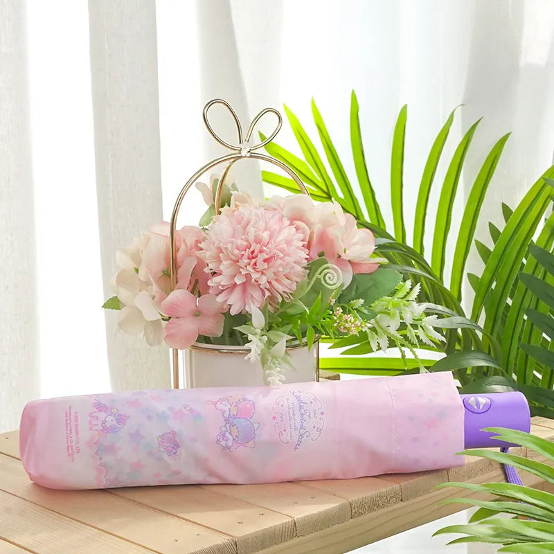 Little Twin Stars 55cm 自動縮骨遮