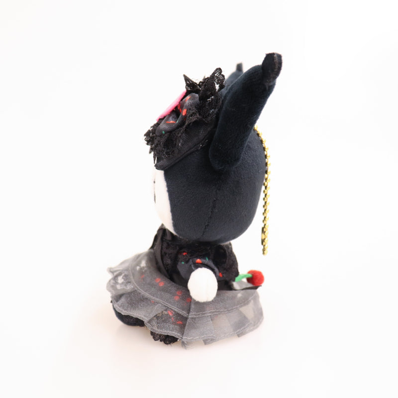 Kuromi 櫻桃黑色裙公仔掛件