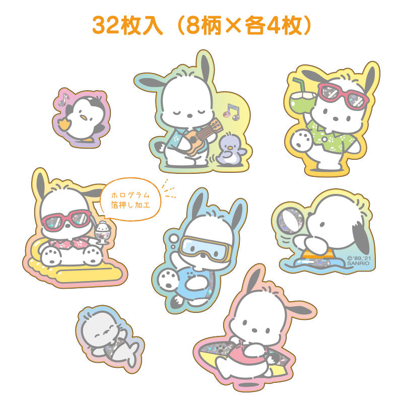 Pochacco Tee貼紙