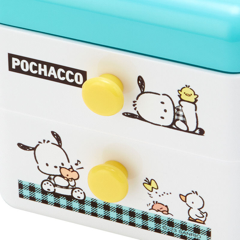 Pochacco 方形兩層小櫃桶