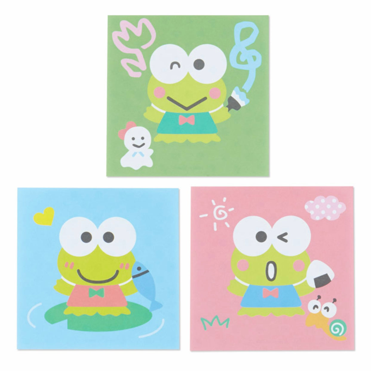Keroppi 方形Memo