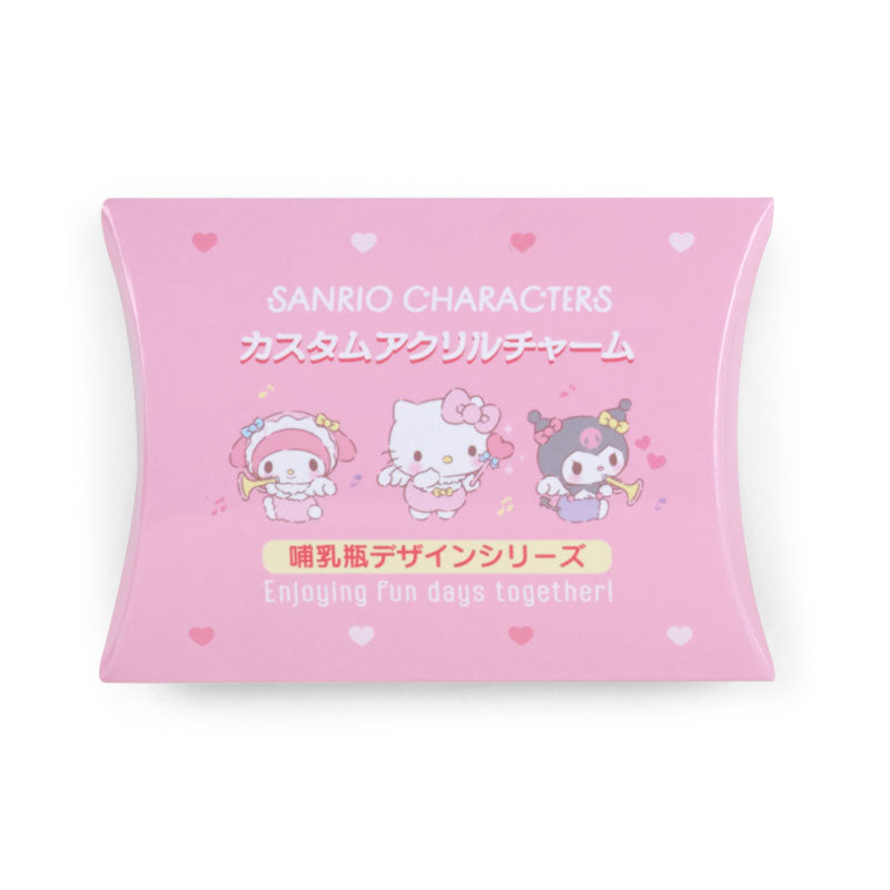Sanrio 膠牌場景掛飾 奶樽天使BB款