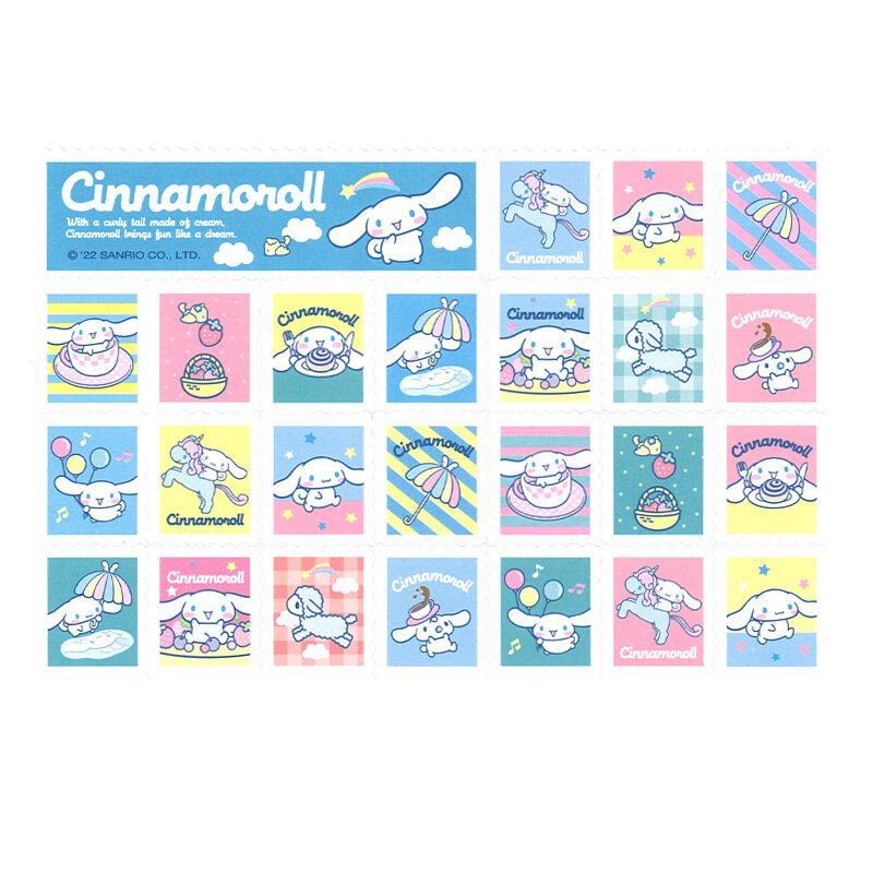 Cinnamoroll 郵票造型貼紙套裝