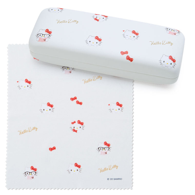 Hello Kitty 眼鏡盒連眼鏡布