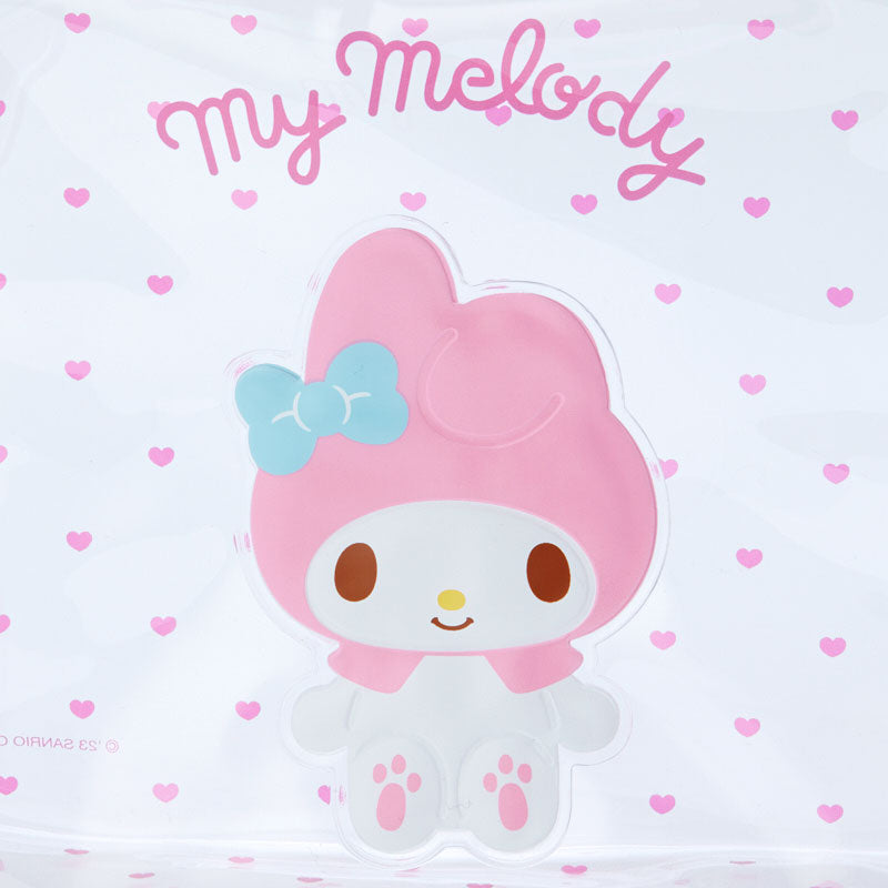 My Melody 透明波點拉鍊袋