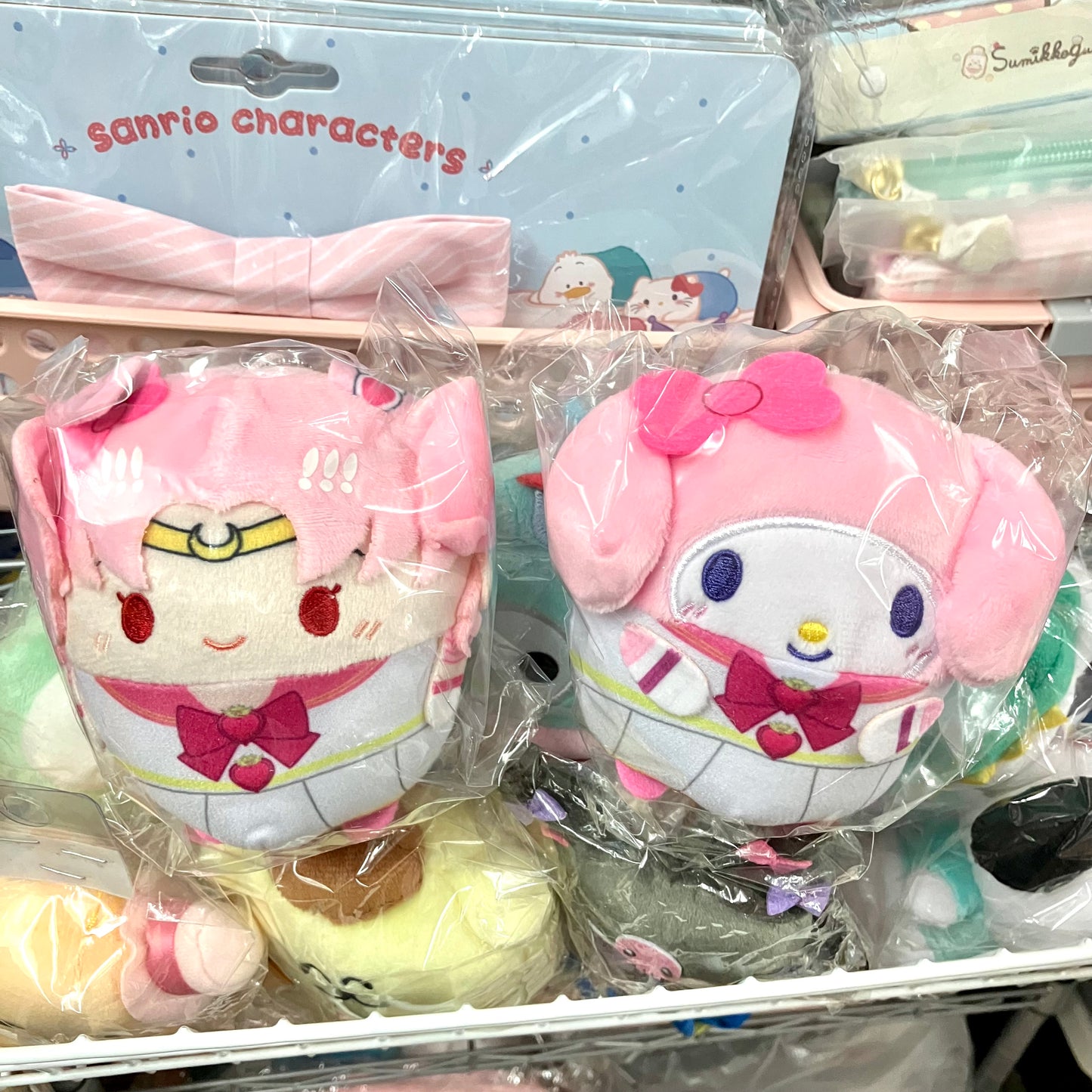 My Melody x Sailor Moon 公仔掛件一對