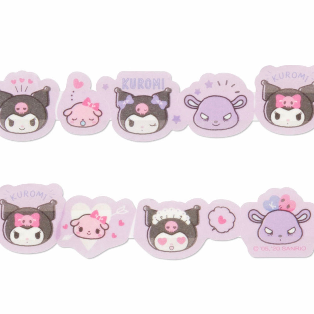 Kuromi Peta Roll 卷裝貼紙