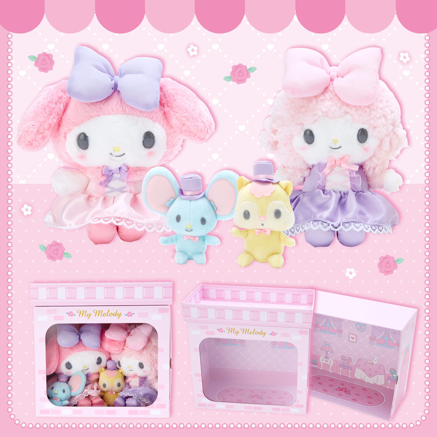 My Melody & My Sweet Piano 部屋盒裝公仔