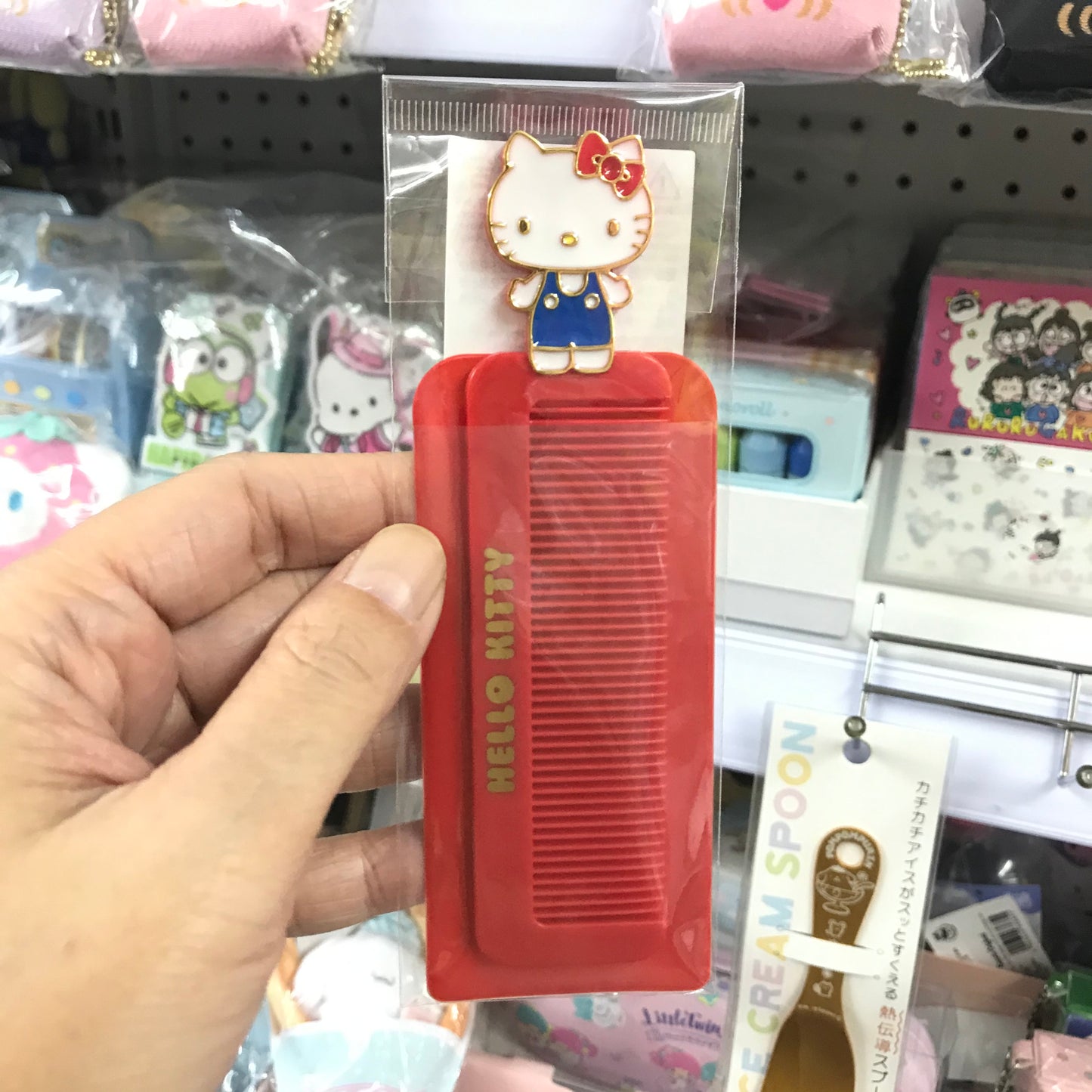 Hello Kitty 長形袋仔齒梳