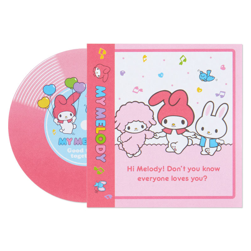 My Melody 黑膠唱片造型Memo