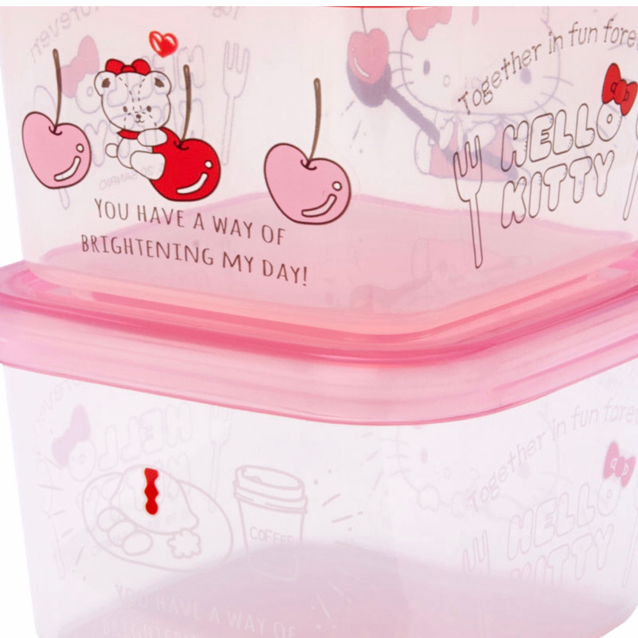 Hello Kitty 2個裝食物盒