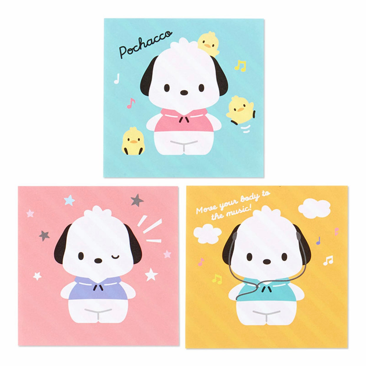 Pochacco 方形Memo