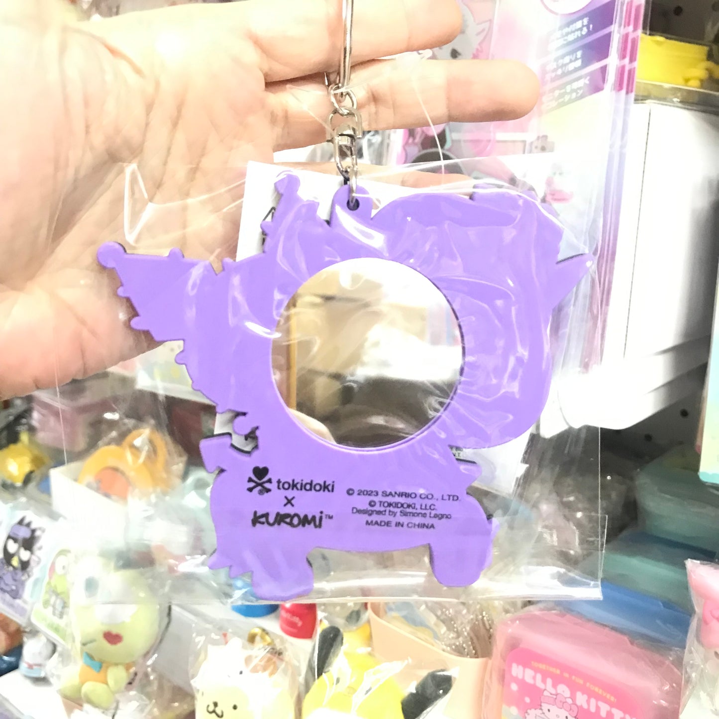 Kuromi x tokidoki 匙扣鏡