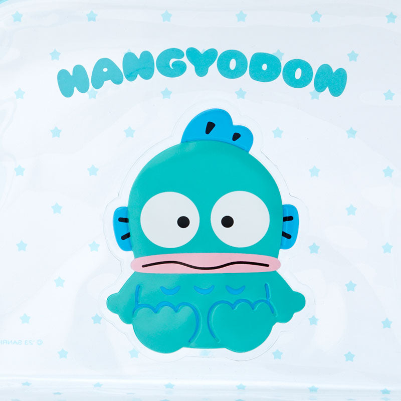 Hangyodon 透明波點拉鍊袋