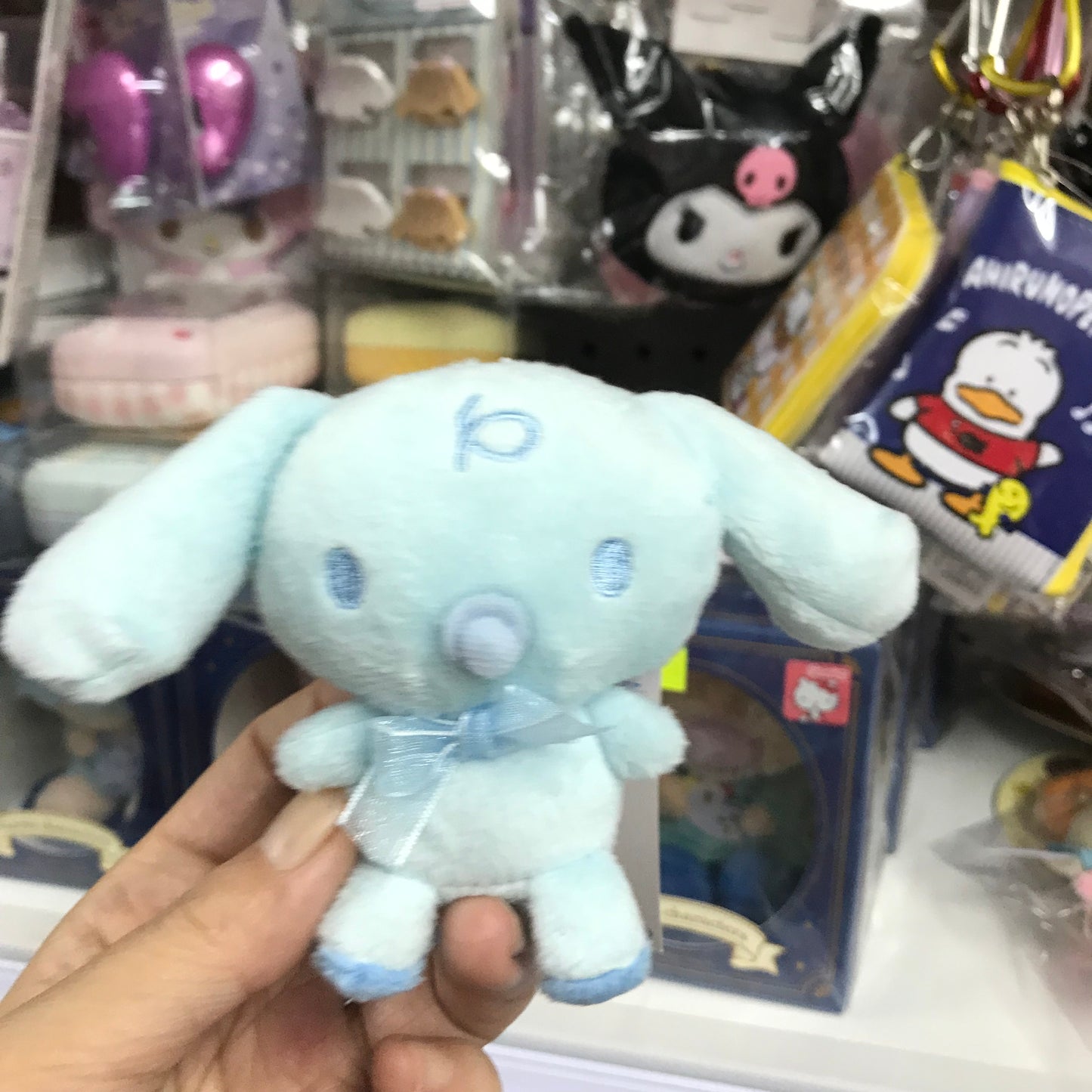 Cinnamoroll & Milk BB藍色系列公仔掛件一對