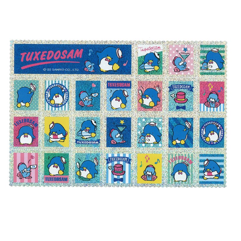 Tuxedosam 郵票造型貼紙套裝