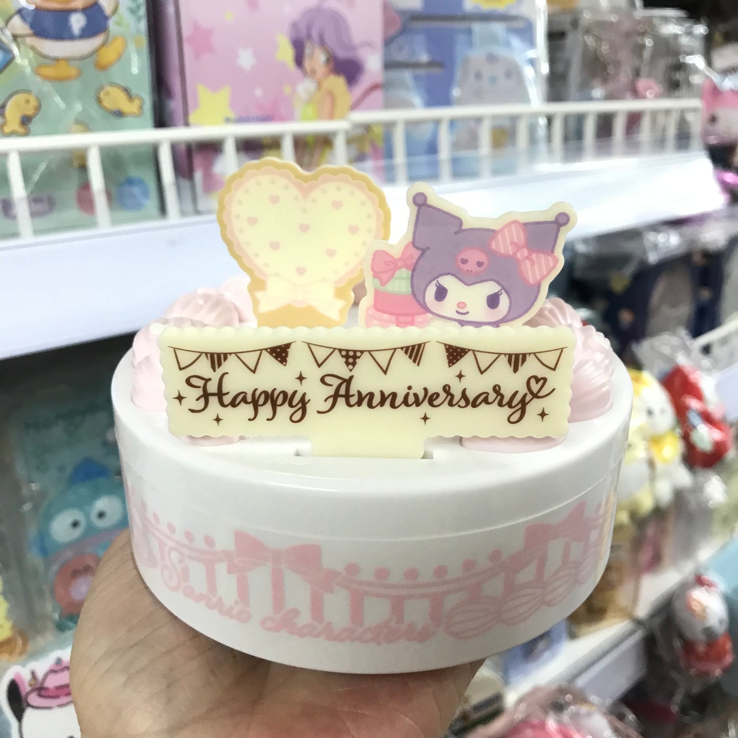 Sanrio 蛋糕造型立牌夾收納盒