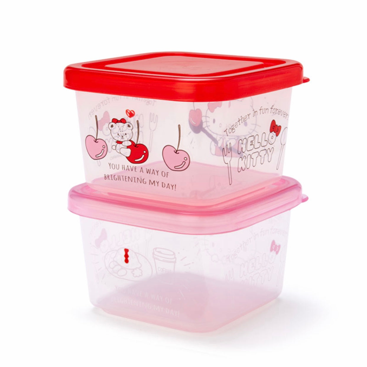 Hello Kitty 2個裝食物盒
