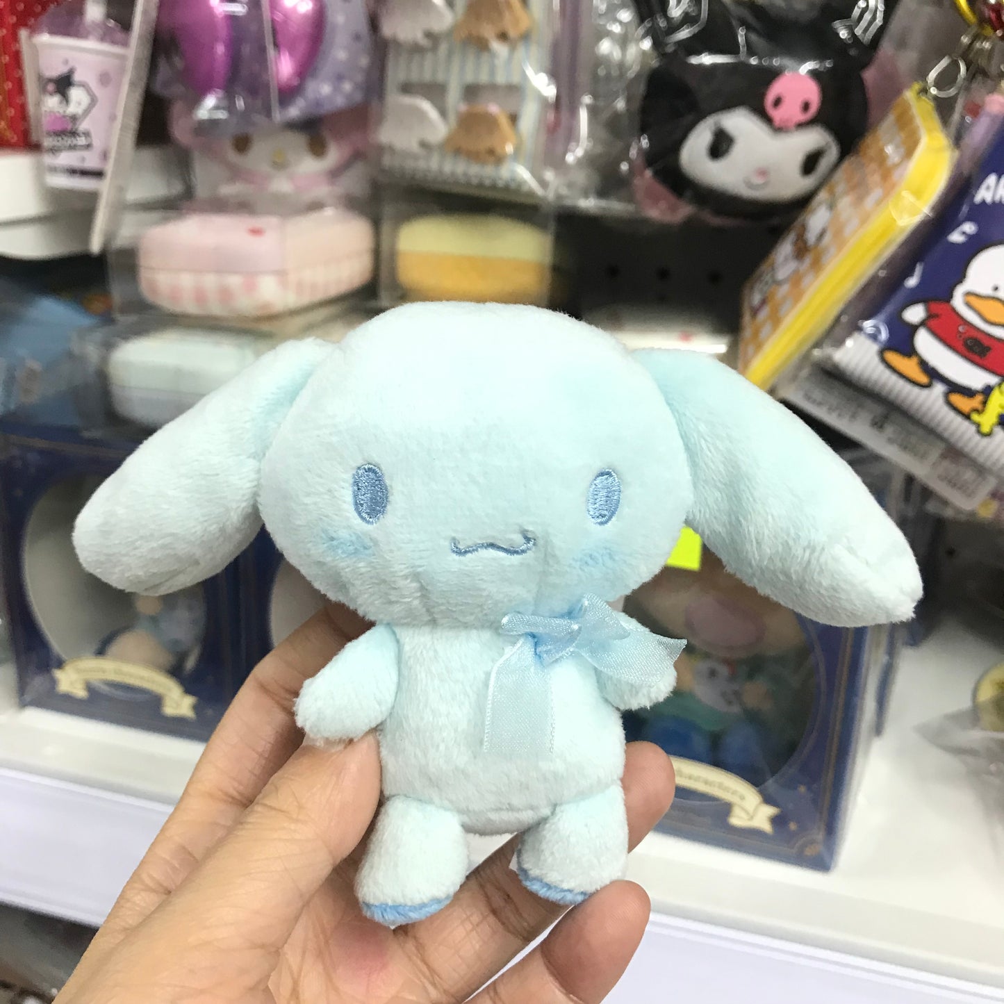 Cinnamoroll & Milk BB藍色系列公仔掛件一對