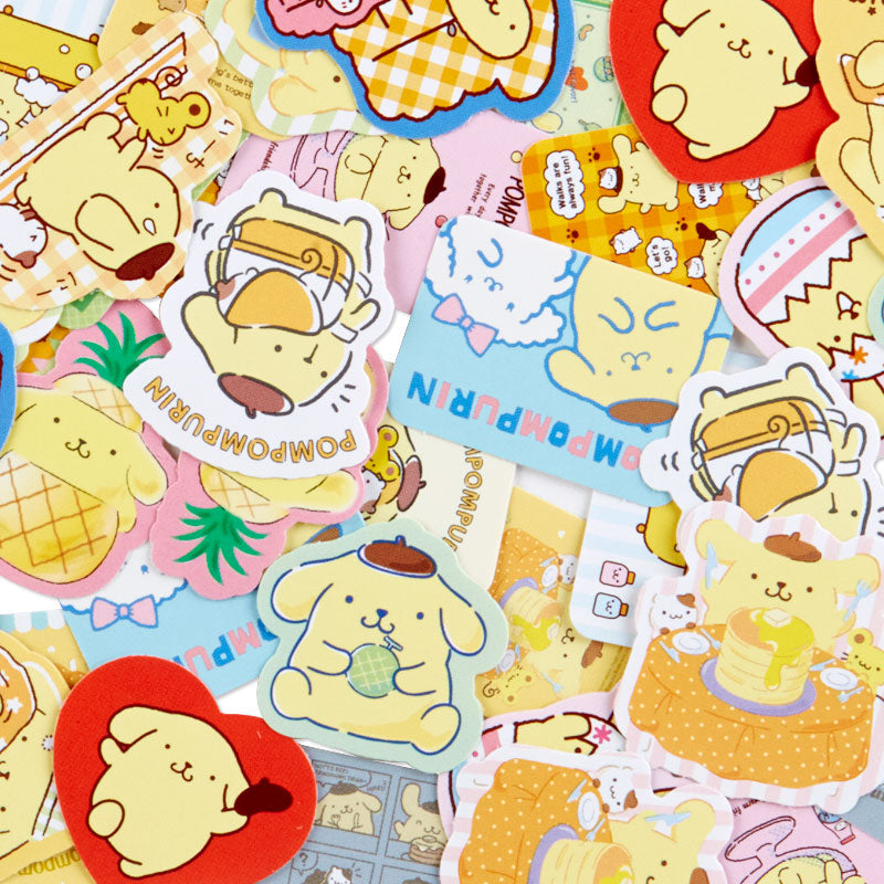 PomPomPurin 蝴蝶密實袋貼紙