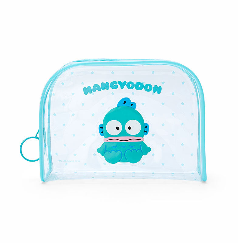 Hangyodon 透明波點拉鍊袋