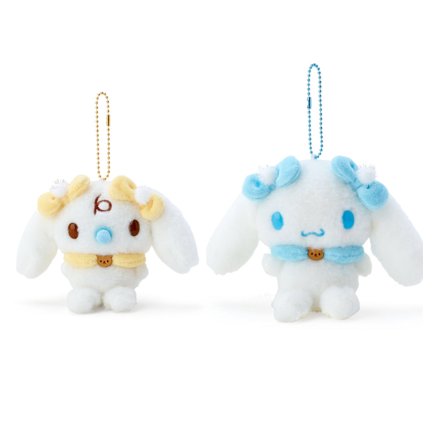 Cinnamoroll & Milk BB 蝴蝶頭飾公仔掛件一對