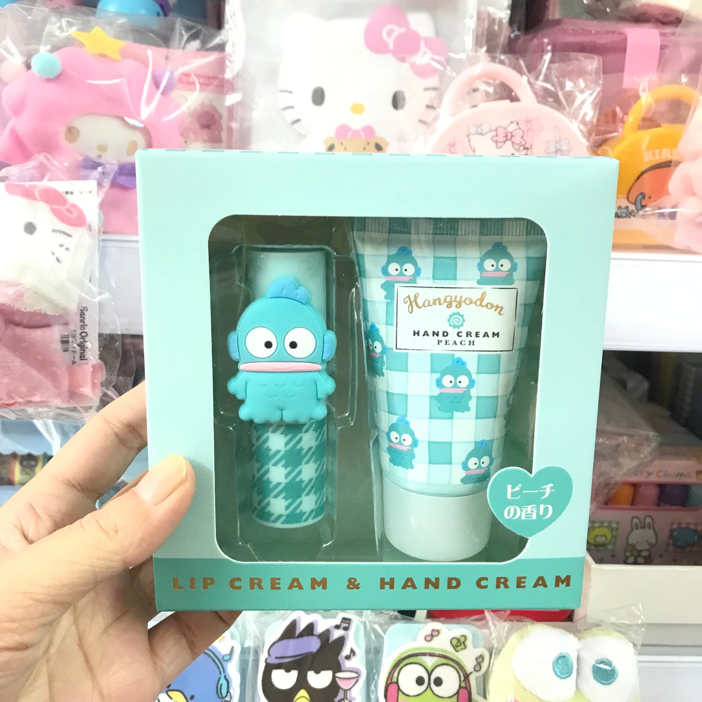 Hangyodon 潤唇膏+Hand Cream 套裝