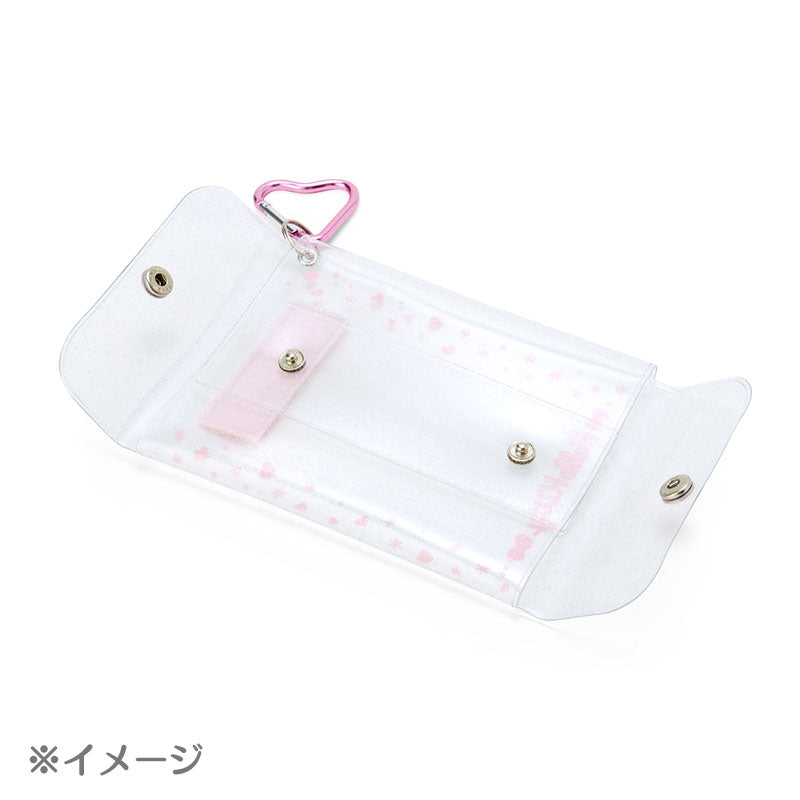 PomPomPurin 透明收納袋配心形匙扣