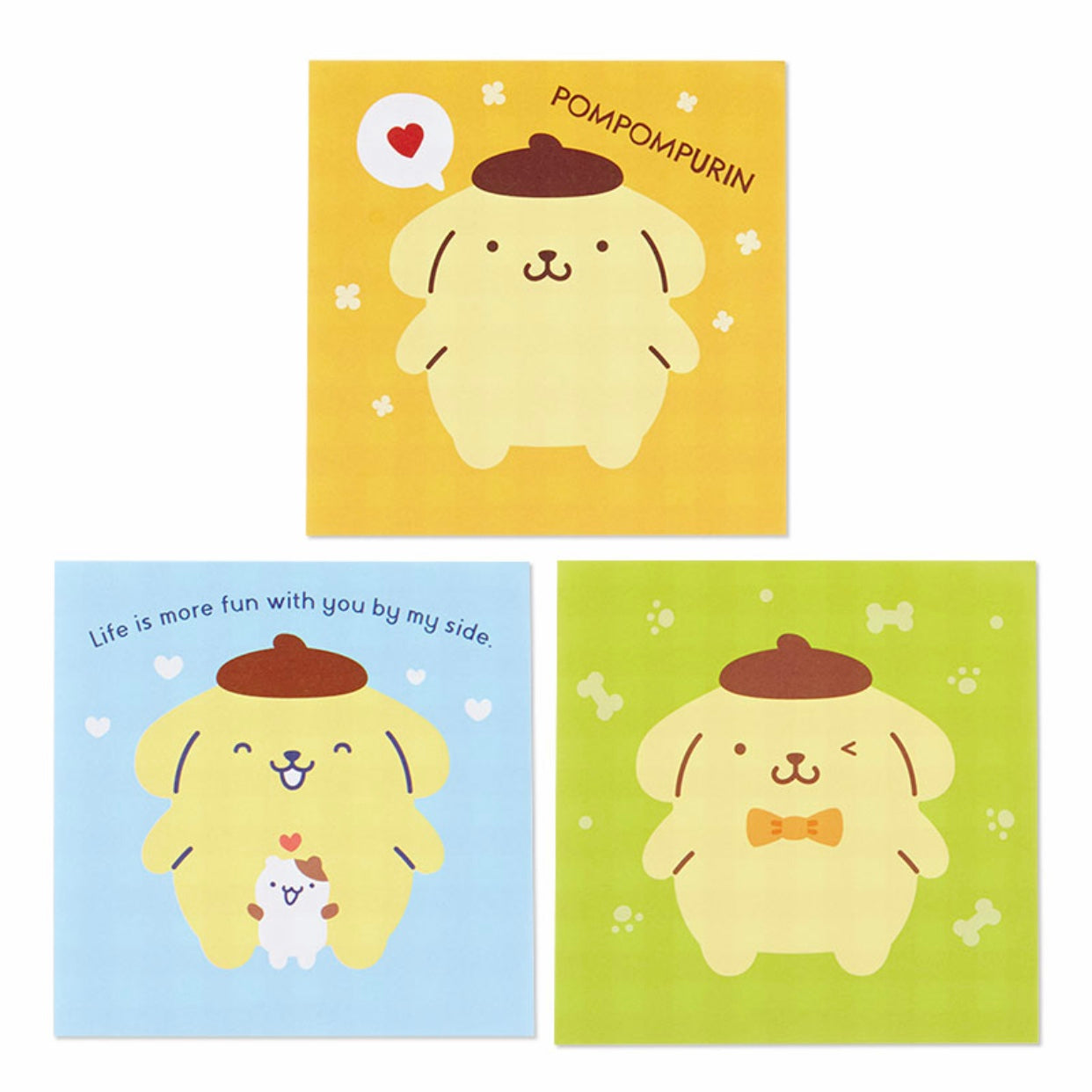 PomPomPurin 方形Memo