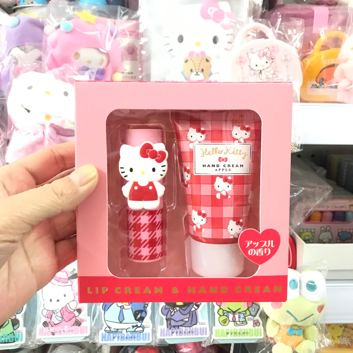 Hello Kitty 潤唇膏+Hand Cream 套裝
