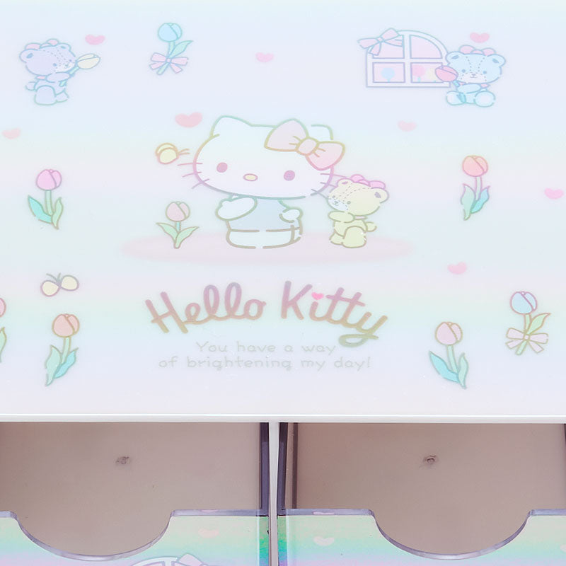 Hello Kitty 幻彩3格櫃桶