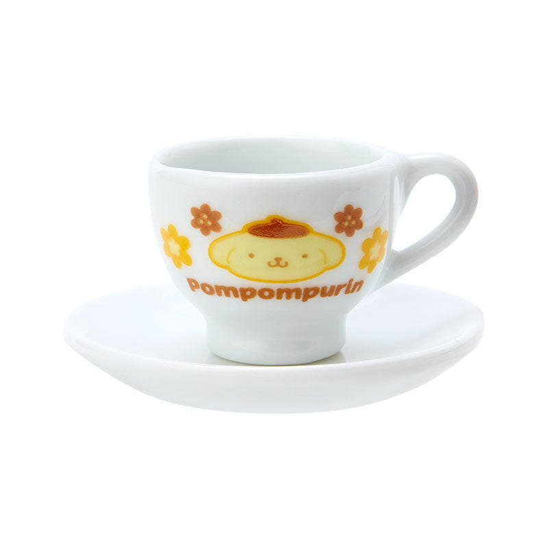 PomPomPurin 迷你陶瓷茶杯+茶壺+心形盒仔