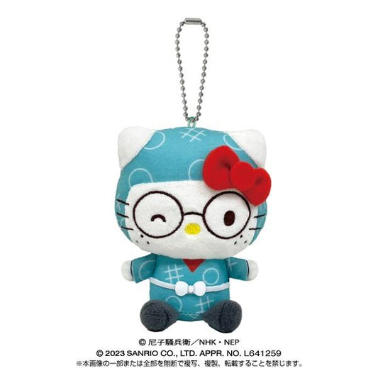 Hello Kitty x 忍者亂太郎 公仔掛件