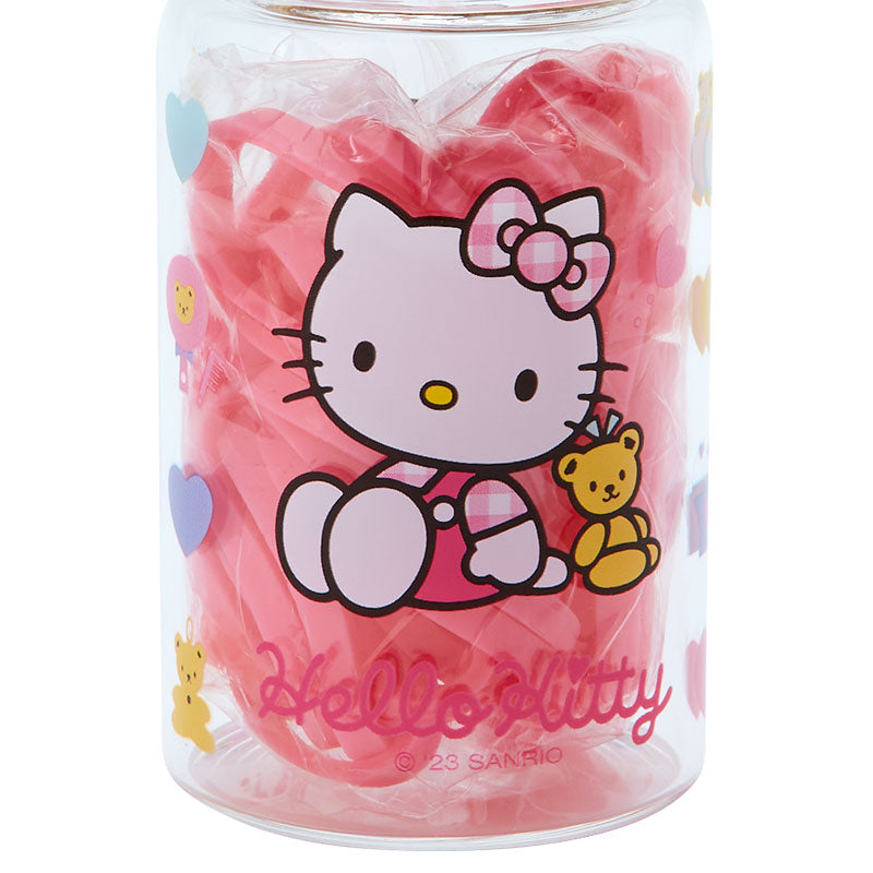 Hello Kitty 玻璃小樽連橡筋