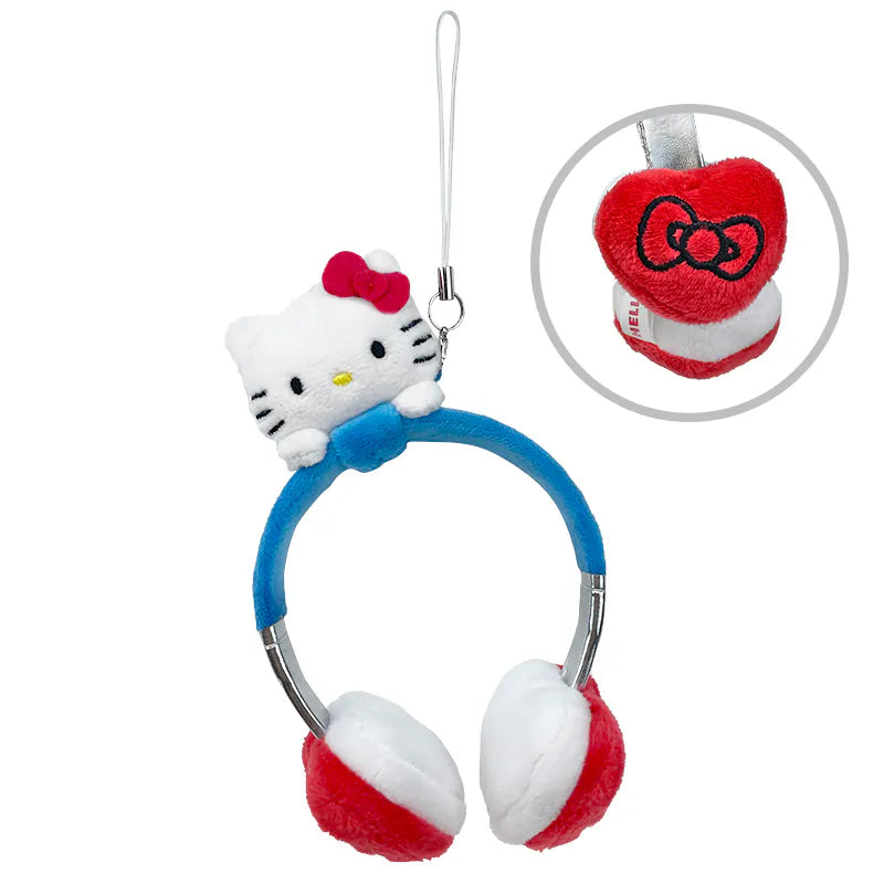 Hello Kitty Headphone 造型公仔掛飾 （公仔專用）