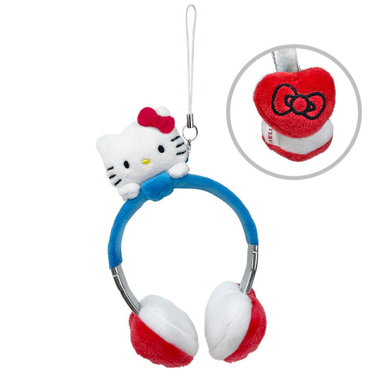Hello Kitty Headphone 造型公仔掛飾 （公仔專用）
