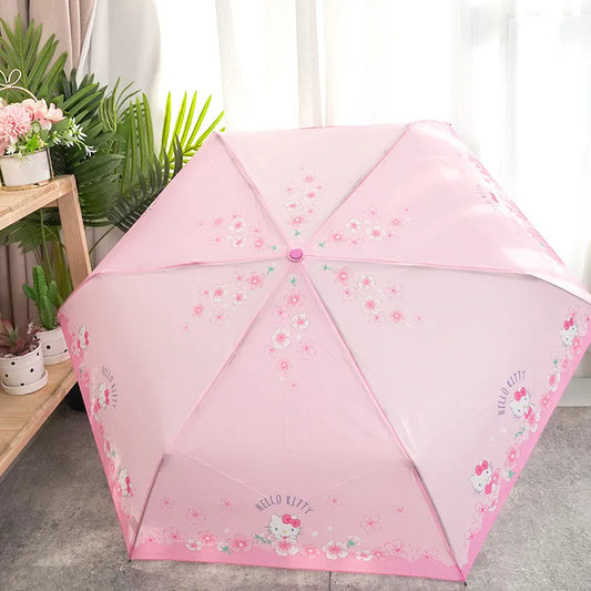 Hello Kitty 55cm 自動縮骨遮