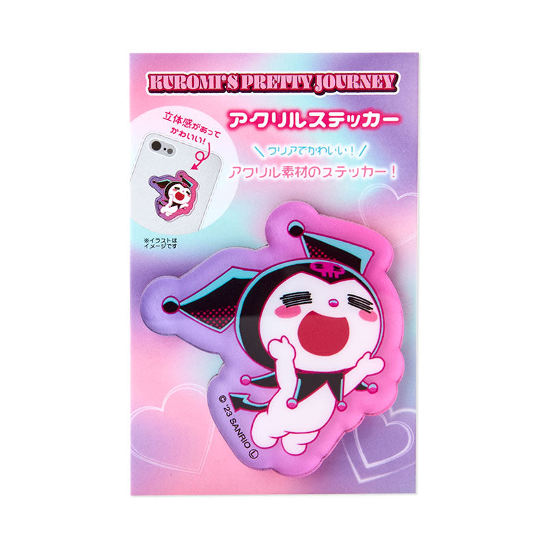 Kuromi's Pretty Journey系列亞克力膠貼紙