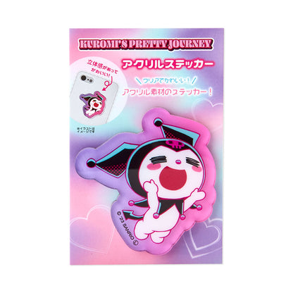 Kuromi's Pretty Journey系列亞克力膠貼紙