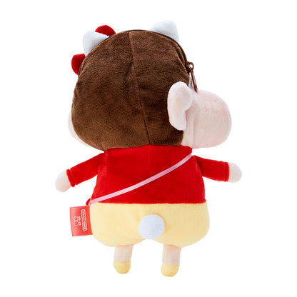 Hello Kitty x 蠟筆小新公仔拉鍊袋