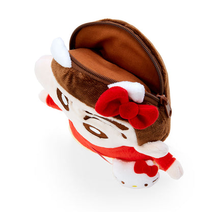 Hello Kitty x 蠟筆小新公仔拉鍊袋