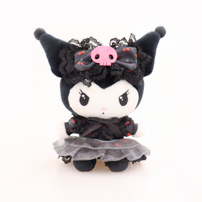 Kuromi 櫻桃黑色裙公仔掛件