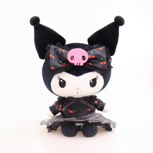 Kuromi 櫻桃黑色裙公仔