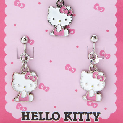 Hello Kitty 頸鏈耳環套裝