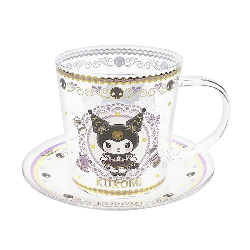 Kuromi 玻璃杯碟套裝