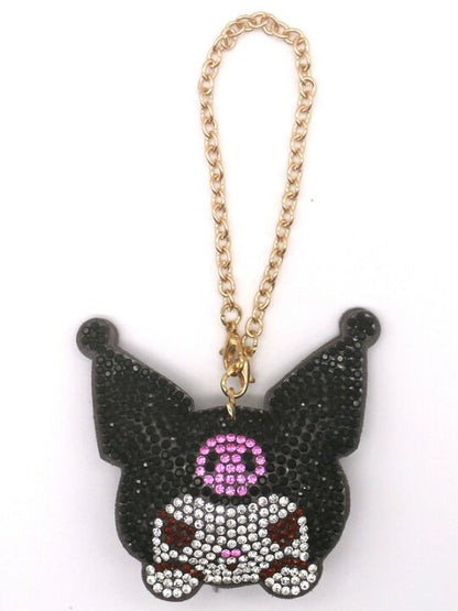 Kuromi 閃石 Bling Bling 匙扣