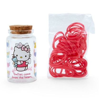 Hello Kitty 玻璃小樽連橡筋